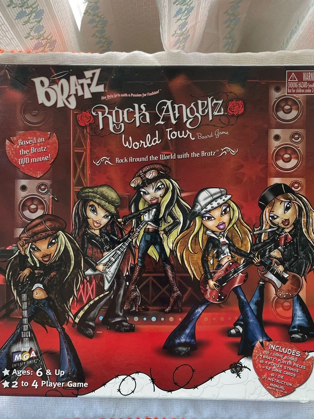 Bratz Rock Angelz World Tour Board Game